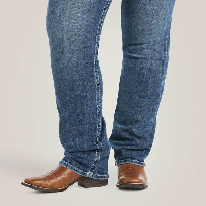Women Denim Ariat REAL Mid Rise Arrow Gianna Straight Jean Stryker