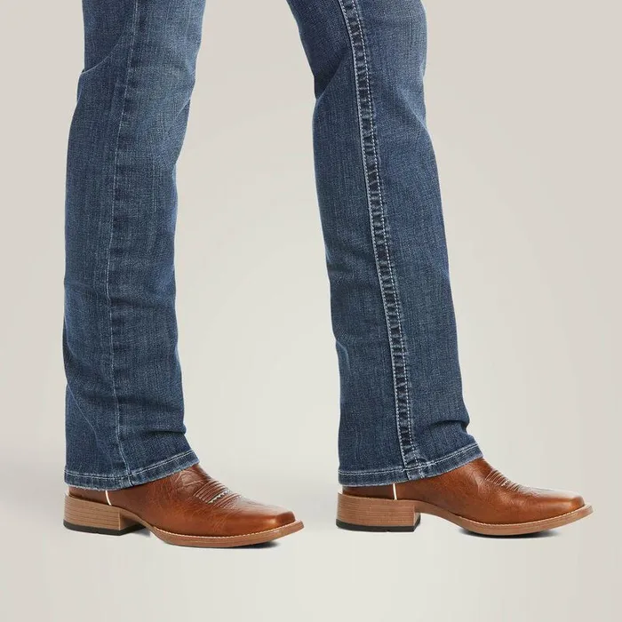 Women Denim Ariat REAL Mid Rise Arrow Gianna Straight Jean Stryker