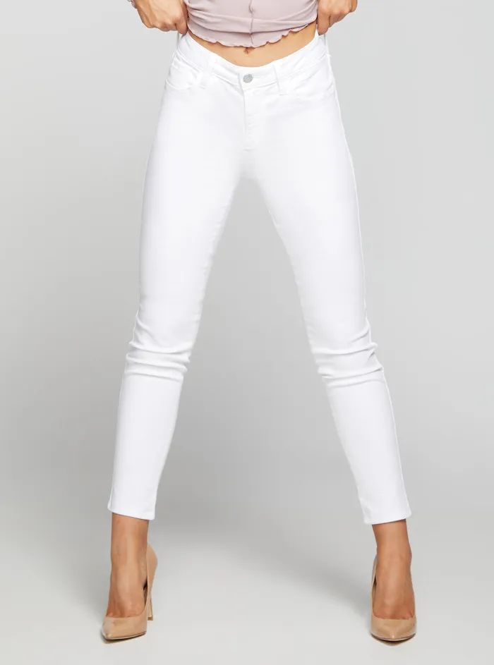 Women Denim GUESS Midrise Sexy Curve Denim Jeans In Pure White Wash