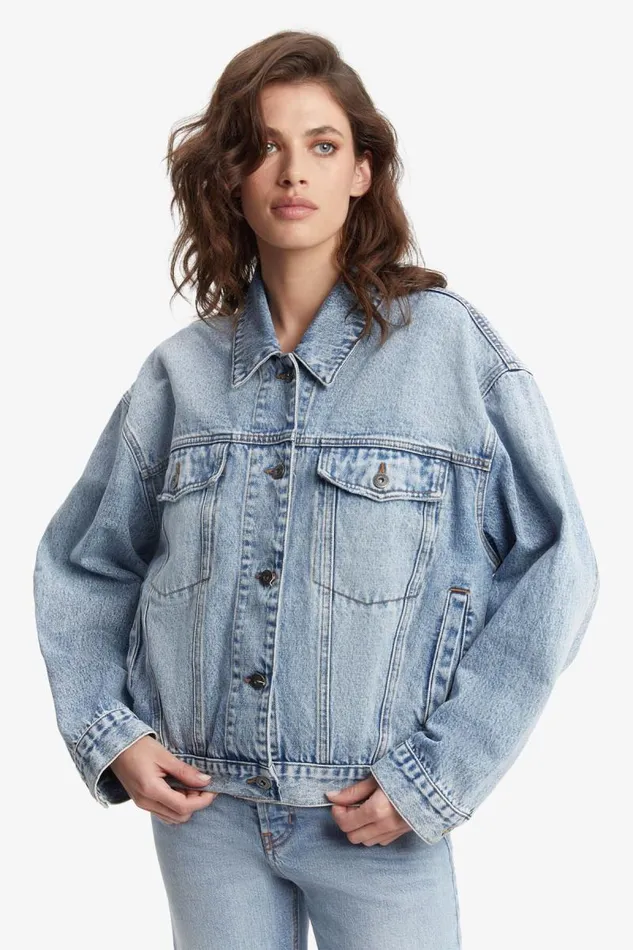 Women Denim Jackets Bardot Relaxed Denim Jacket In Vintage Vintage Women Denim Jackets Bardot Relaxed Denim Jacket In Vintage Vintage