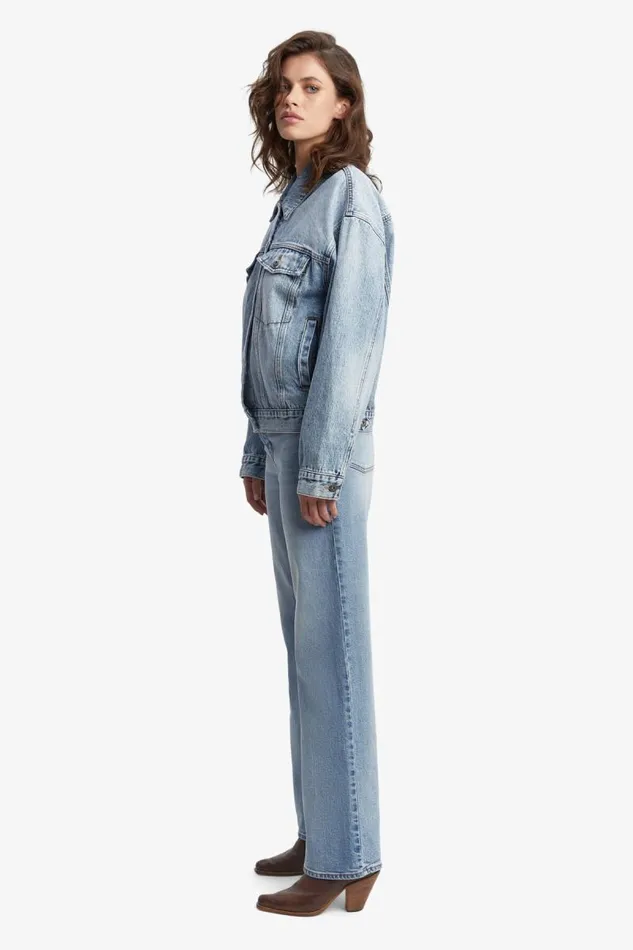 Women Denim Jackets Bardot Relaxed Denim Jacket In Vintage Vintage Women Denim Jackets Bardot Relaxed Denim Jacket In Vintage Vintage
