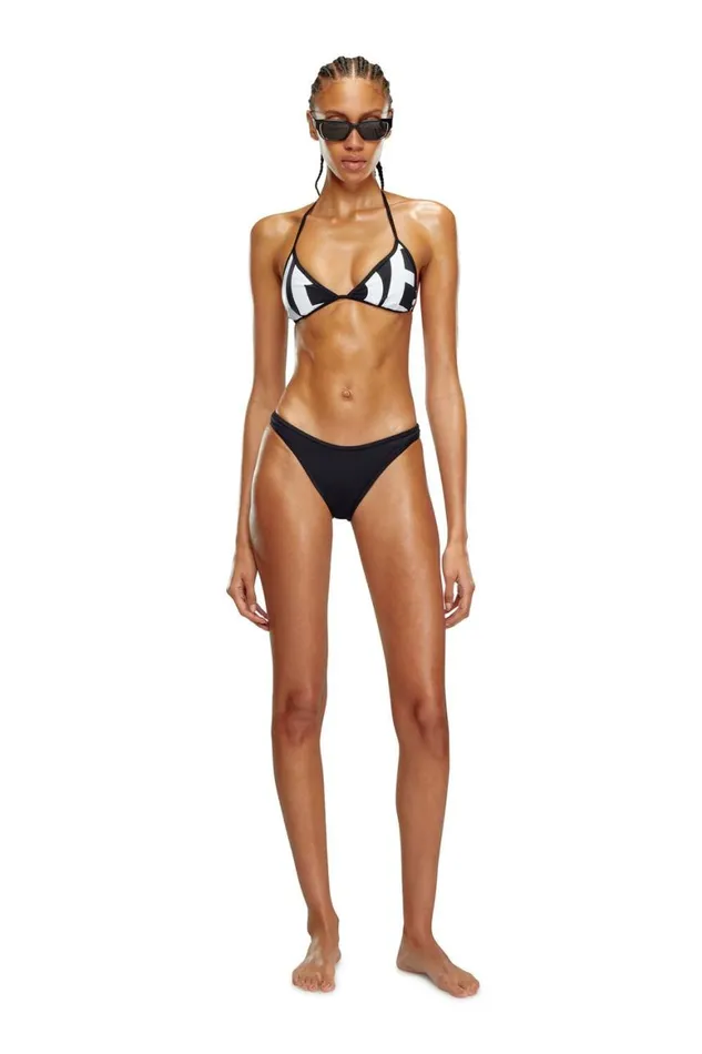 Women Diesel Beachwear BFPNBRAZILIAN Blackwhite