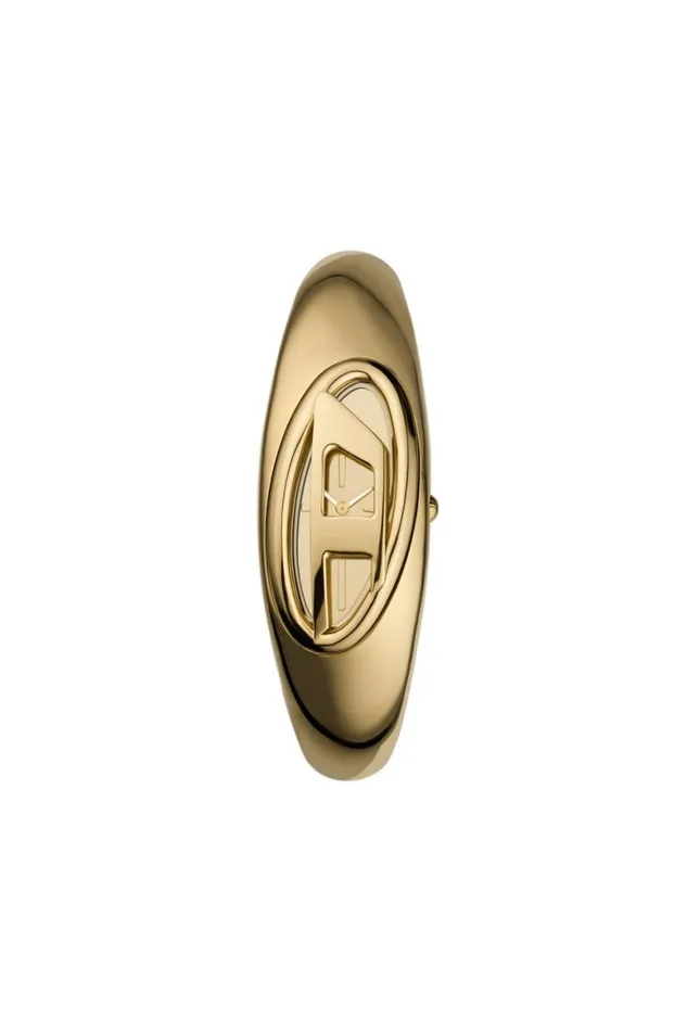 Women Diesel Caps Hats and Scarves DZ5608 WATCH Gold