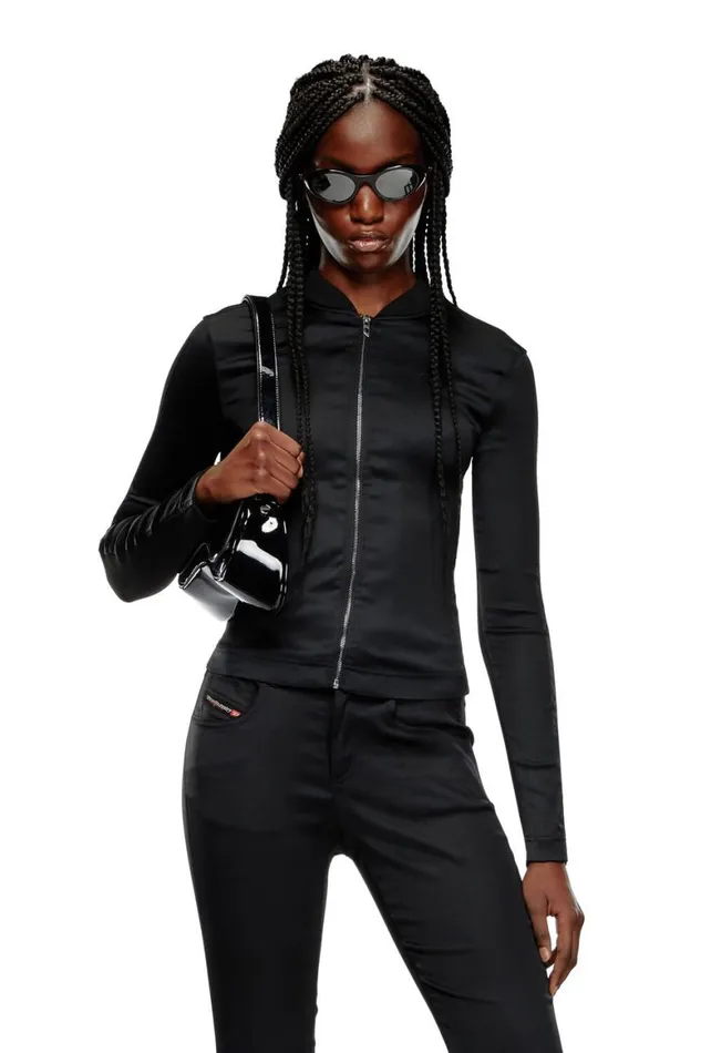 Women Diesel Jackets GOPER Black