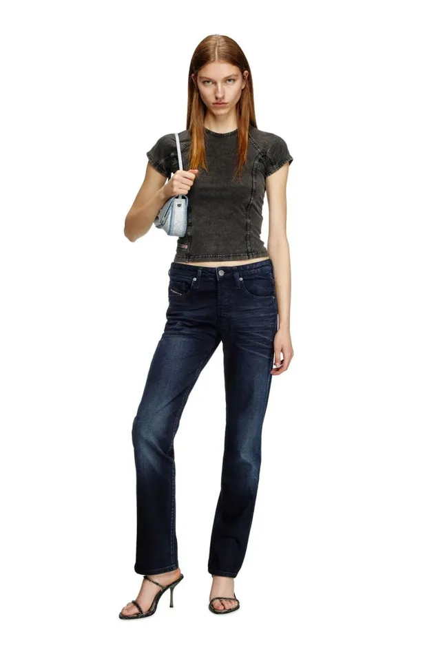 Women Diesel Jeans Regular Jeans 1989 DMine 0BMBX Dark Blue