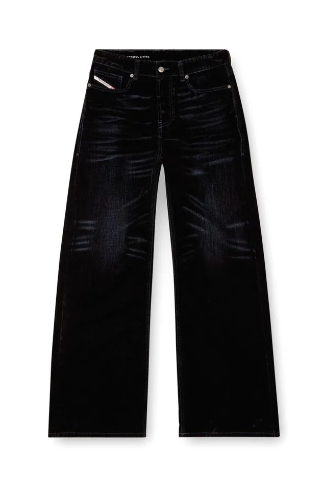 Women Diesel Jeans Relaxed Jeans 1996 DSire 068QY Dark Blue Women Diesel Jeans Relaxed Jeans 1996 DSire 068QY Dark Blue