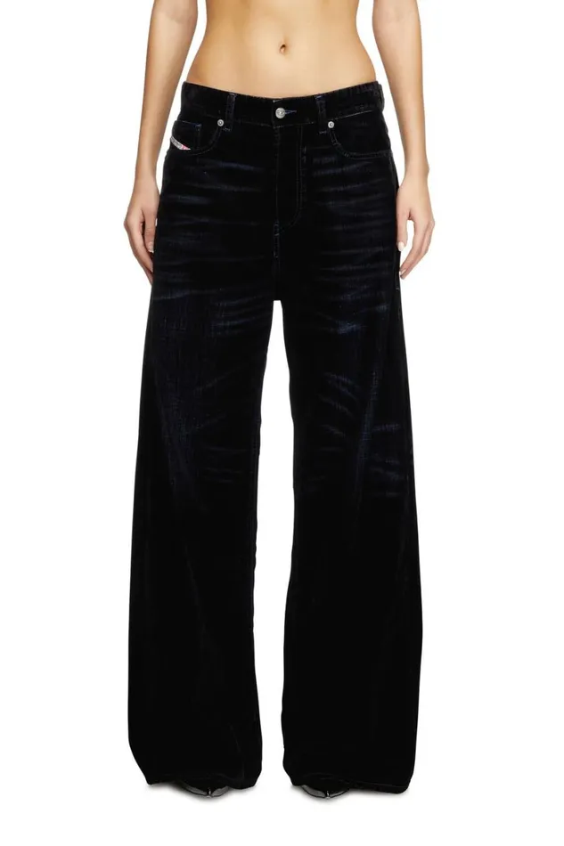 Women Diesel Jeans Relaxed Jeans 1996 DSire 068QY Dark Blue Women Diesel Jeans Relaxed Jeans 1996 DSire 068QY Dark Blue