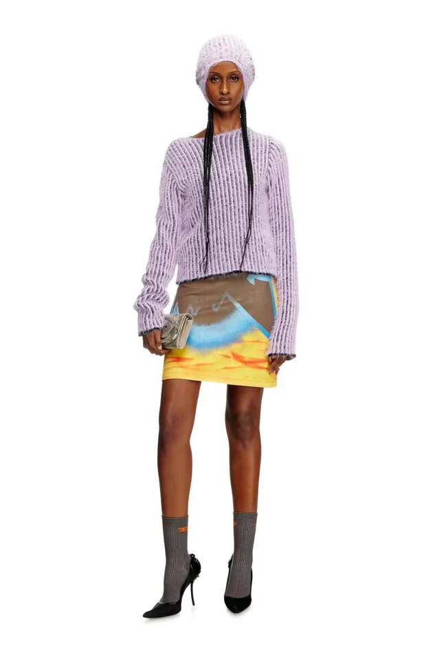 Women Diesel Knitwear MTIGRE Lilac