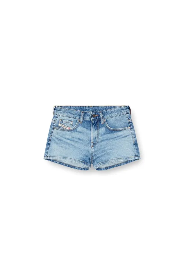 Women Diesel Pants and Shorts DEYUBA Light Blue Women Diesel Pants and Shorts DEYUBA Light Blue