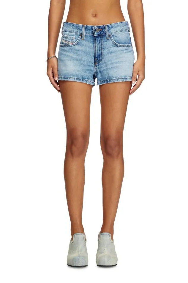 Women Diesel Pants and Shorts DEYUBA Light Blue Women Diesel Pants and Shorts DEYUBA Light Blue