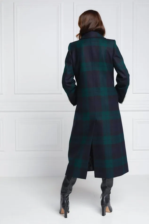 Women Double Breasted Coat Blackwatch Holland Cooper Tailoring Women Double Breasted Coat Blackwatch Holland Cooper Tailoring