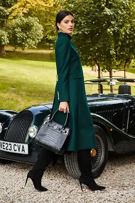 Women Dowdeswell Coat Emerald Holland Cooper Tailoring