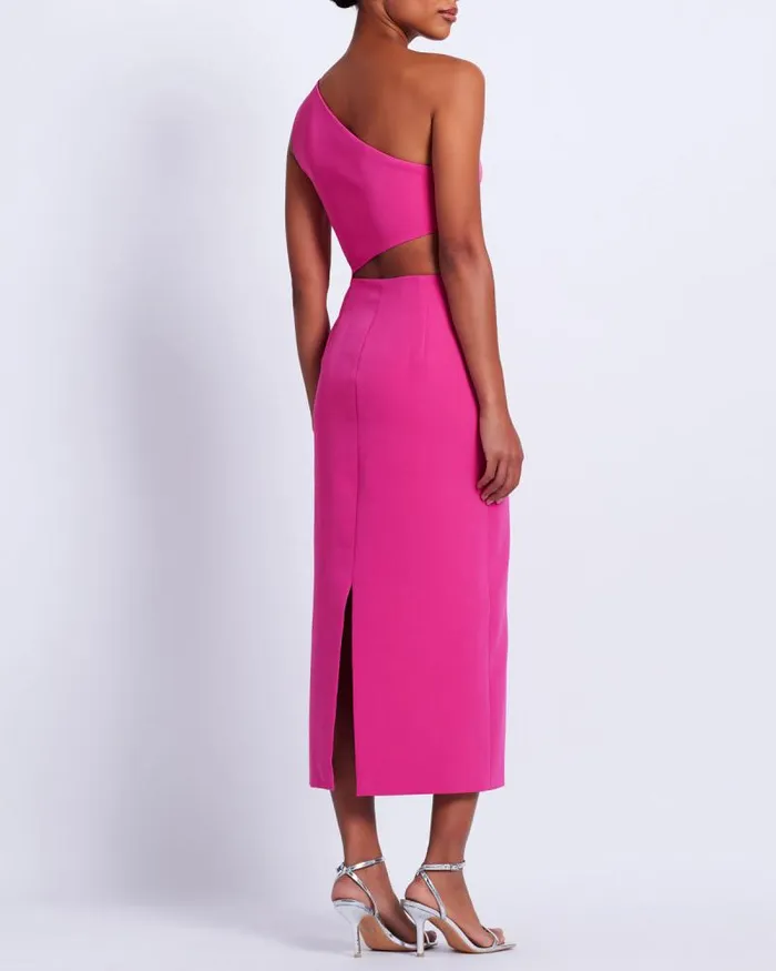Women Dresses and Jumpsuits PatBO Flower Applique Midi Dress FINAL SALE Rhodamine