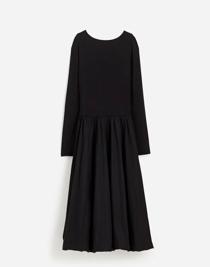 Women Dresses Madewell BubbleHem Midi Dress True Black