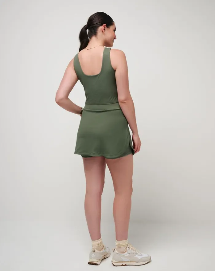 Women Dresses TravisMathew ROYAL TREATMENT MOVEKNIT DRESS Agave Green