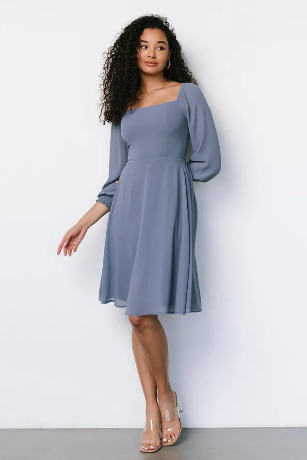 Women Elise Short Dress Whisper Blue Baltic Born Short Dresses