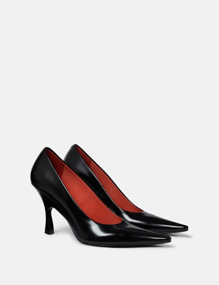 Women Elsa PointedToe Pump Pitch Black Stella McCartney Heels Women Elsa PointedToe Pump Pitch Black Stella McCartney Heels