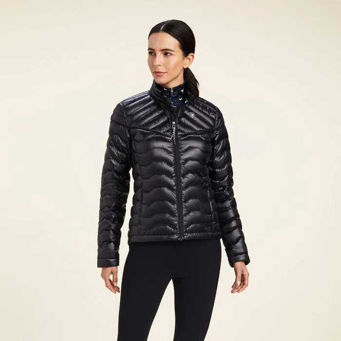 Women English Riding Ariat Ideal Down Jacket Ir Black