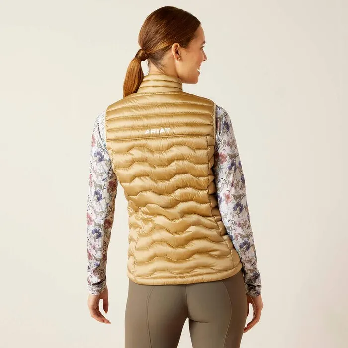 Women English Riding Ariat Ideal Down Vest Iridescent Fields Of Rye Women English Riding Ariat Ideal Down Vest Iridescent Fields Of Rye