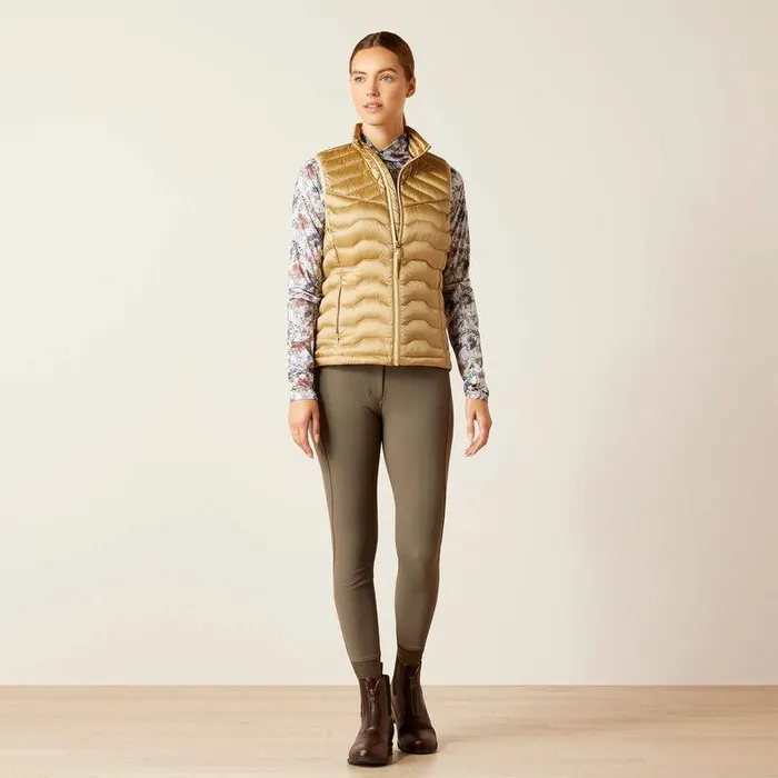 Women English Riding Ariat Ideal Down Vest Iridescent Fields Of Rye Women English Riding Ariat Ideal Down Vest Iridescent Fields Of Rye