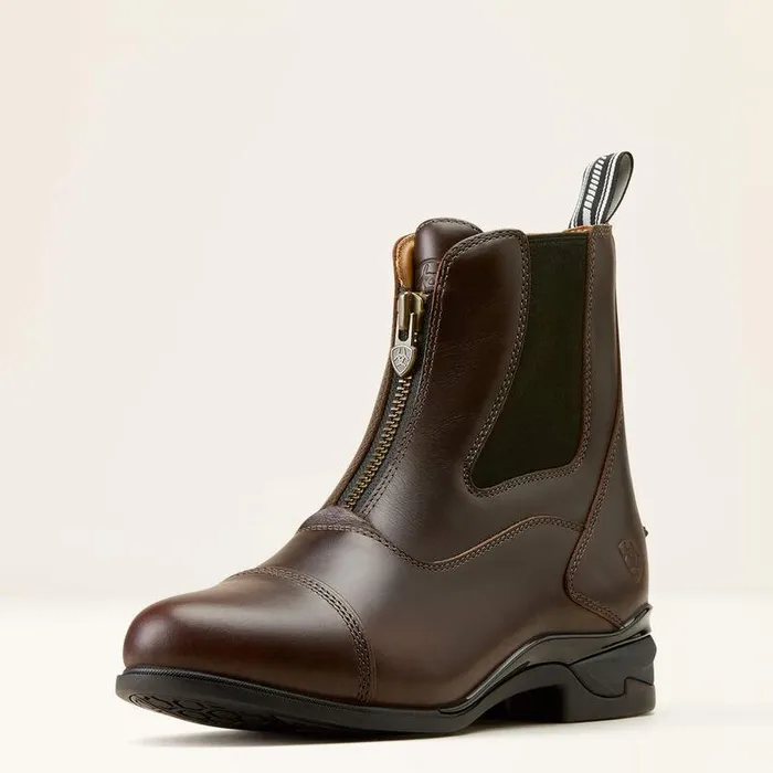 Women English Riding Boots Ariat Devon Zip Paddock Boot Waxed Chocolate