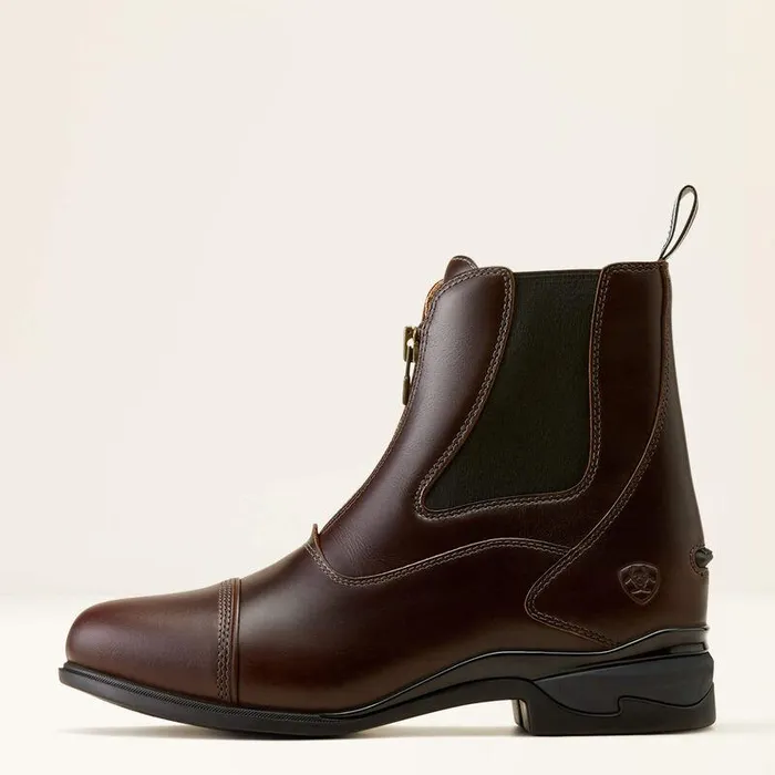 Women English Riding Boots Ariat Devon Zip Paddock Boot Waxed Chocolate