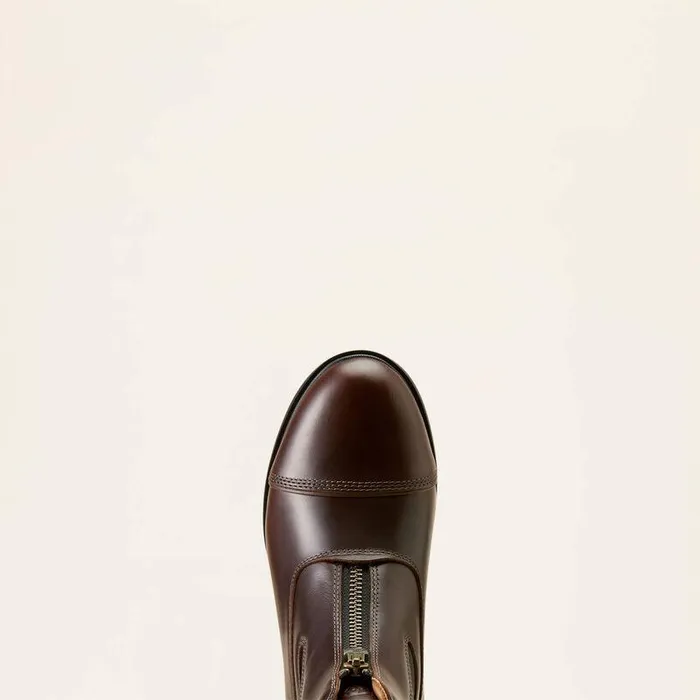 Women English Riding Boots Ariat Devon Zip Paddock Boot Waxed Chocolate