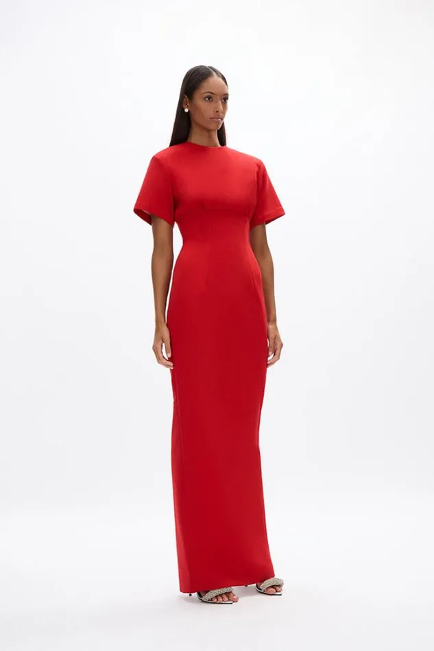 Women Evening Dresses Rachel Gilbert Dover Gown Red Women Evening Dresses Rachel Gilbert Dover Gown Red