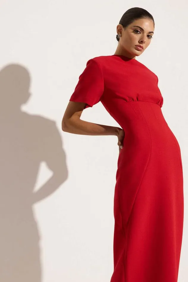 Women Evening Dresses Rachel Gilbert Dover Gown Red Women Evening Dresses Rachel Gilbert Dover Gown Red