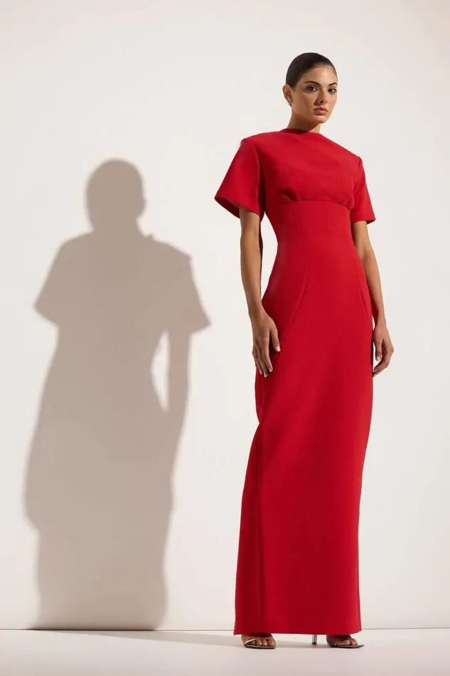 Women Evening Dresses Rachel Gilbert Dover Gown Red Women Evening Dresses Rachel Gilbert Dover Gown Red