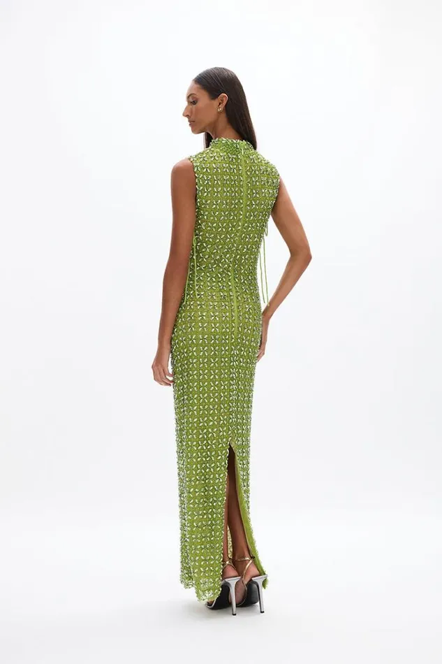 Women Evening Dresses Rachel Gilbert Indi Gown Lime Women Evening Dresses Rachel Gilbert Indi Gown Lime