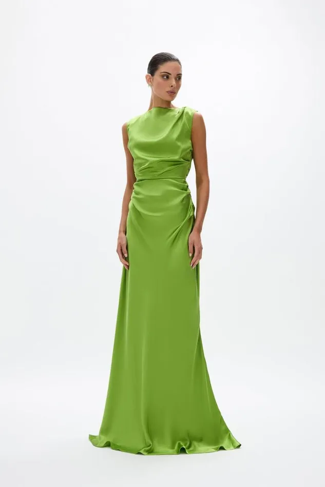 Women Evening Dresses Rachel Gilbert Mabel Gown Greenery