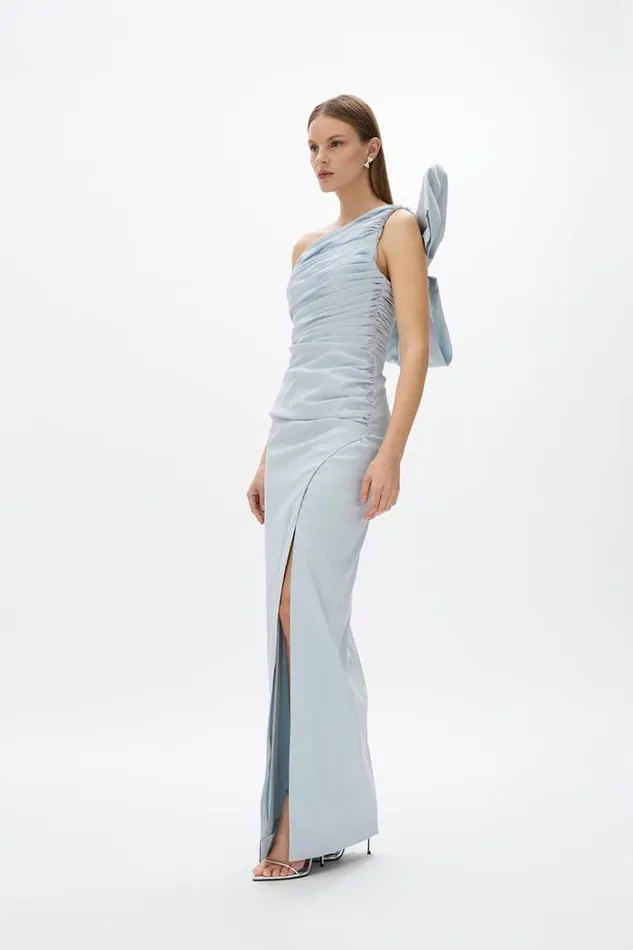Women Evening Dresses Rachel Gilbert Olive Gown In Ice Women Evening Dresses Rachel Gilbert Olive Gown In Ice