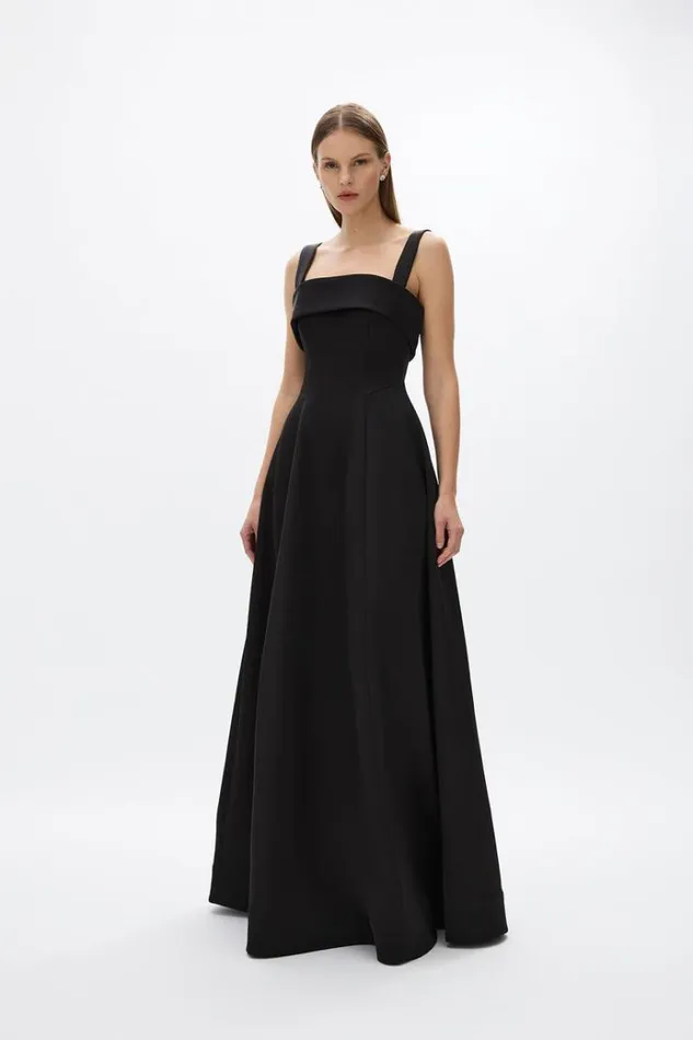 Women Evening Dresses Rachel Gilbert Serra Gown Black