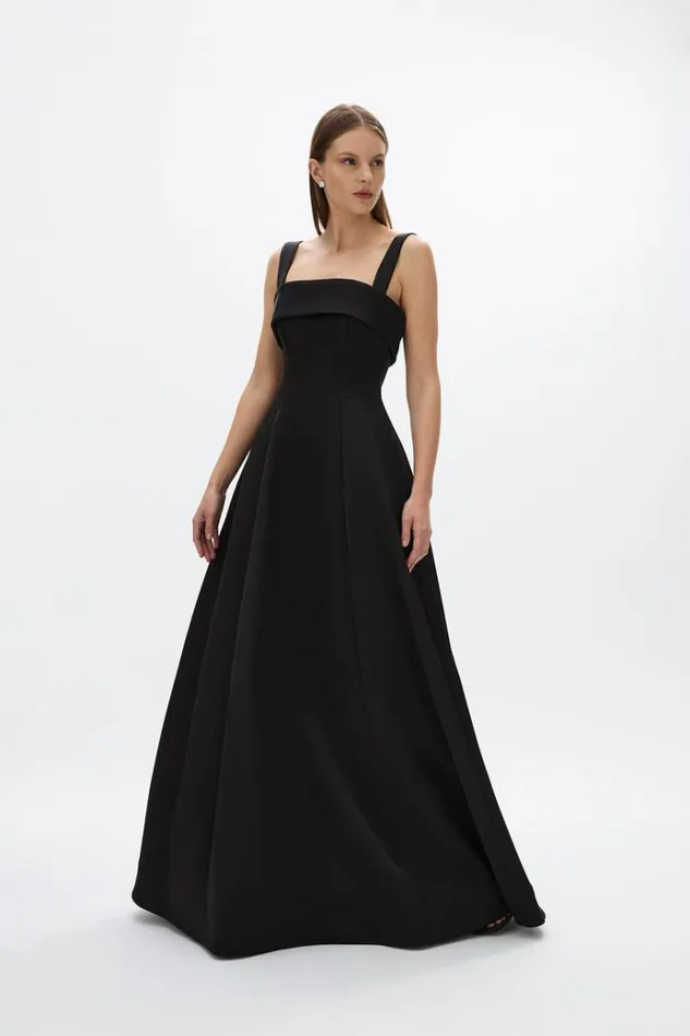Women Evening Dresses Rachel Gilbert Serra Gown Black