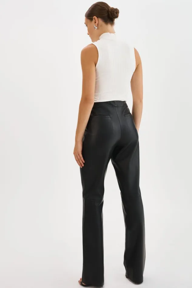 Women EVIN Leather Pants Black LAMARQUE Pants and Shorts Women EVIN Leather Pants Black LAMARQUE Pants and Shorts
