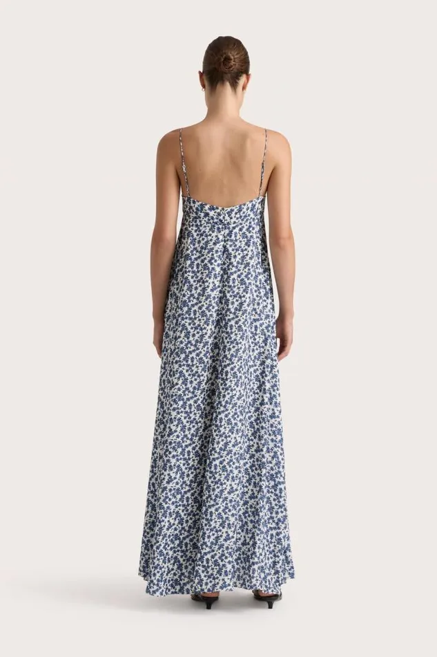 Women Faithfull The Brand Dresses Anessa Maxi Dress Leilani Mid Blue
