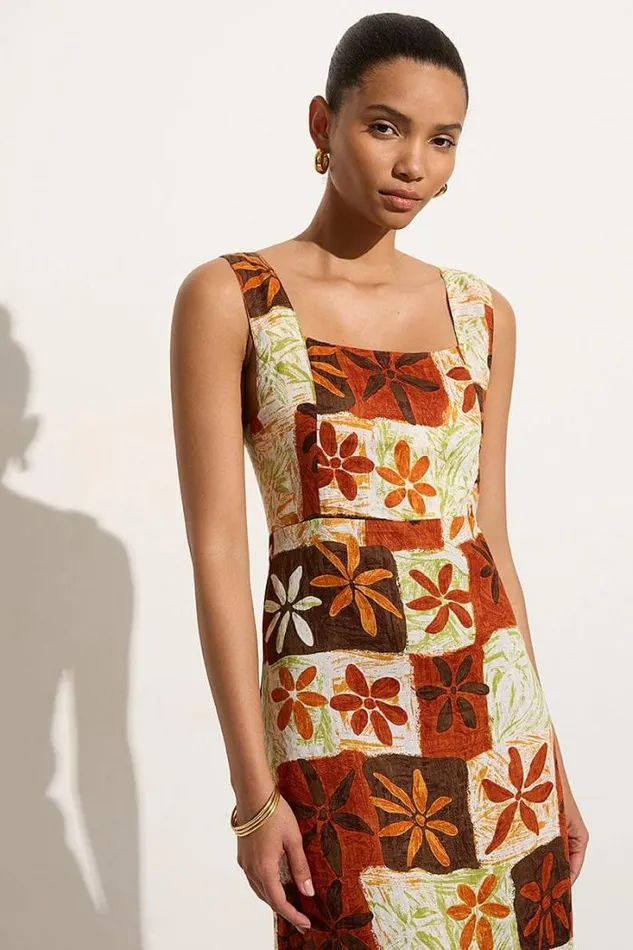 Women Faithfull The Brand Dresses Azalea Midi Dress Tobago Floral