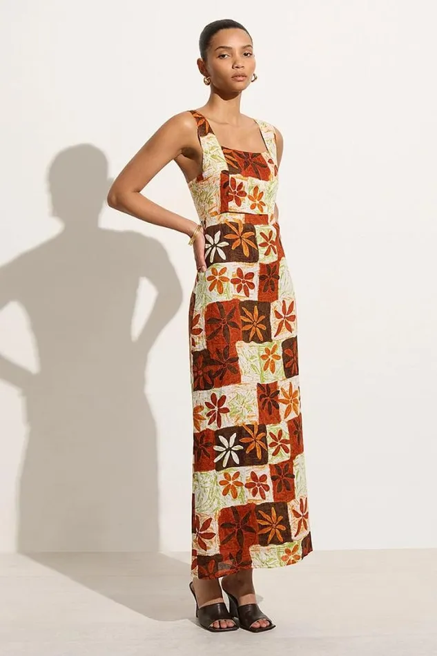 Women Faithfull The Brand Dresses Azalea Midi Dress Tobago Floral