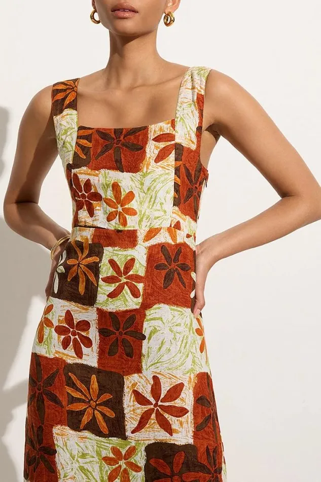 Women Faithfull The Brand Dresses Azalea Midi Dress Tobago Floral