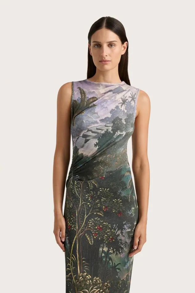 Women Faithfull The Brand Dresses Loire Dress Balinese Landscape