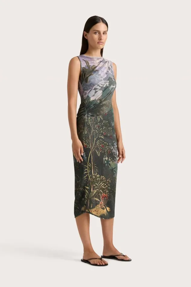 Women Faithfull The Brand Dresses Loire Dress Balinese Landscape