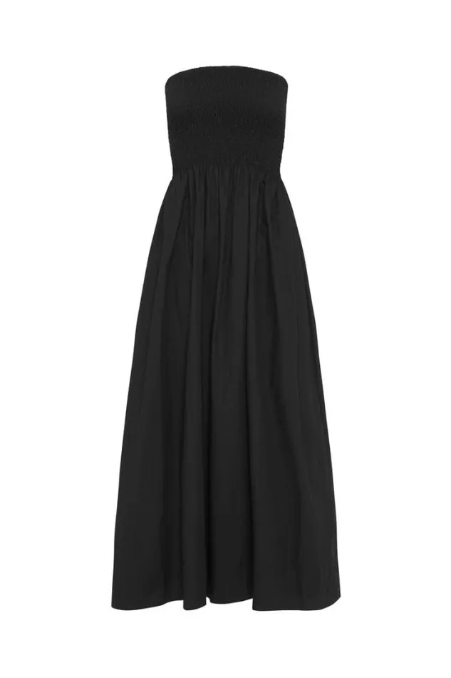 Women Faithfull The Brand Dresses Madella Midi Dress Black