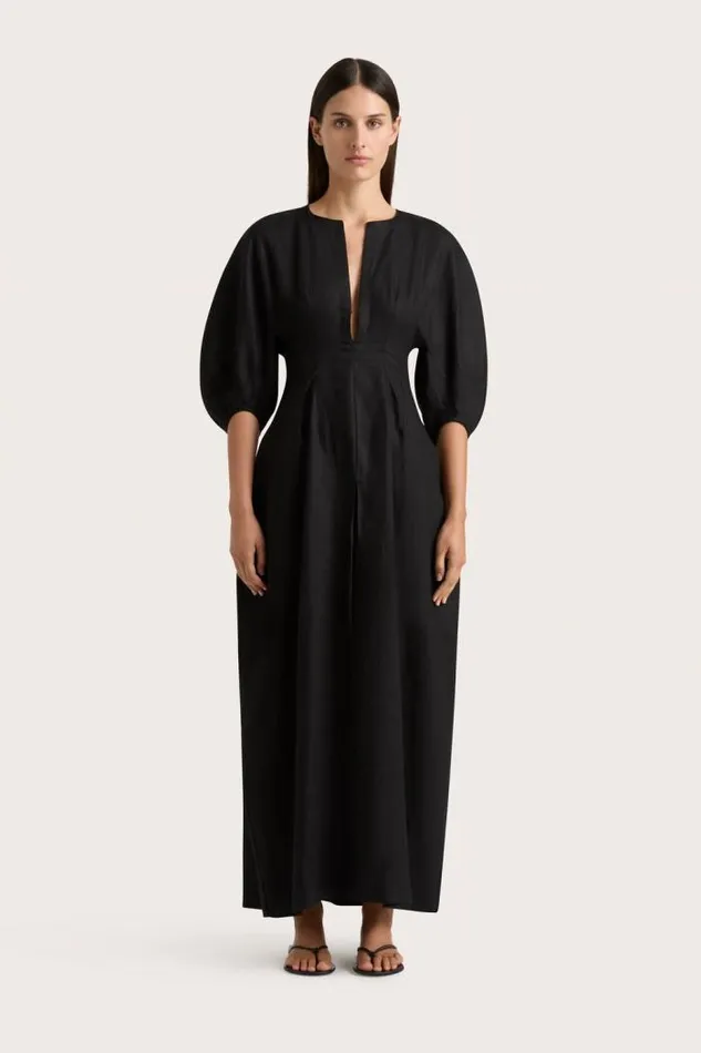 Women Faithfull The Brand Dresses Soleil Maxi Dress Black