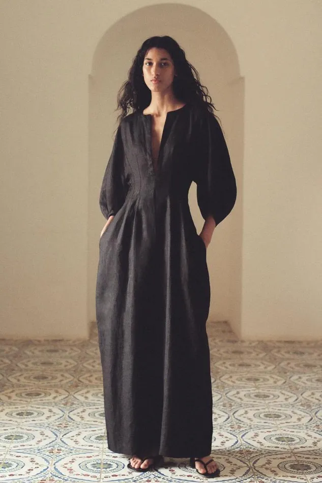 Women Faithfull The Brand Dresses Soleil Maxi Dress Black