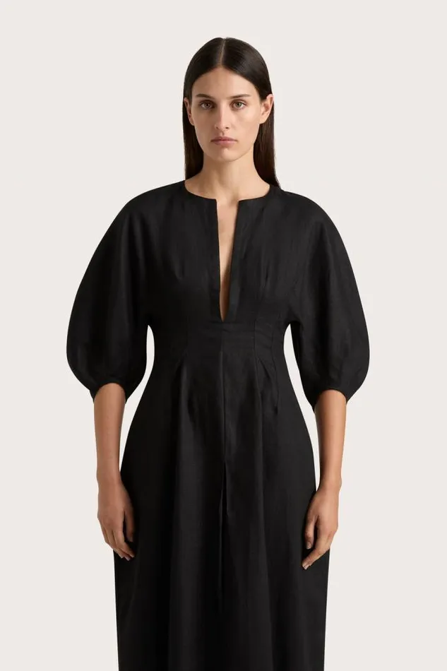 Women Faithfull The Brand Dresses Soleil Maxi Dress Black