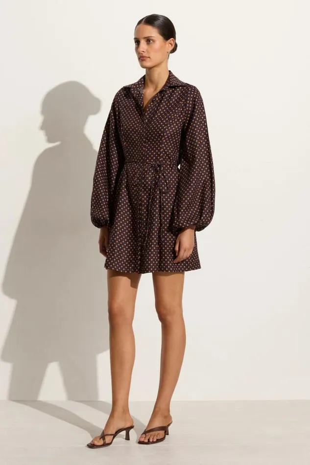 Women Faithfull The Brand Mini Dresses Rae Mini Dress Ludovica Polka Dot