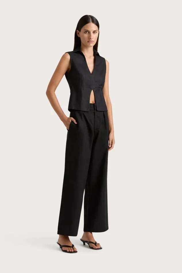 Women Faithfull The Brand Pants Ida Pant Black