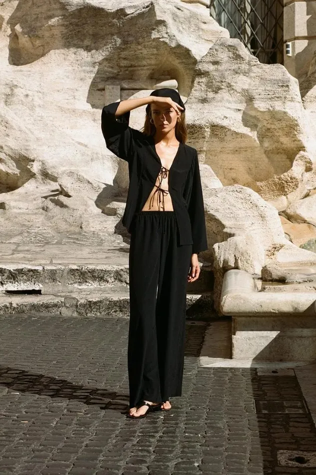 Women Faithfull The Brand Pants Monforte Pant Black
