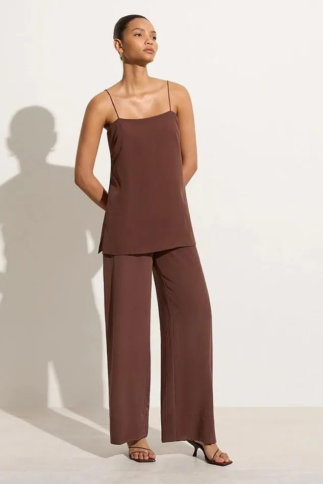 Women Faithfull The Brand Pants Monforte Pant Tobacco